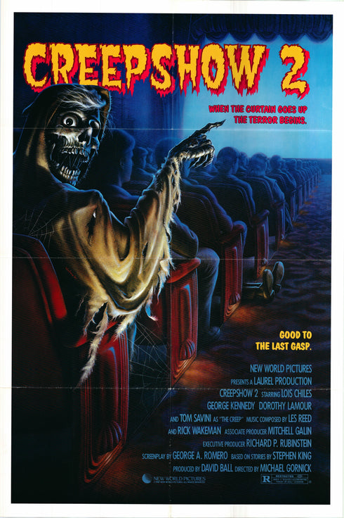 creepshow 2 1987 one sheet poster folded